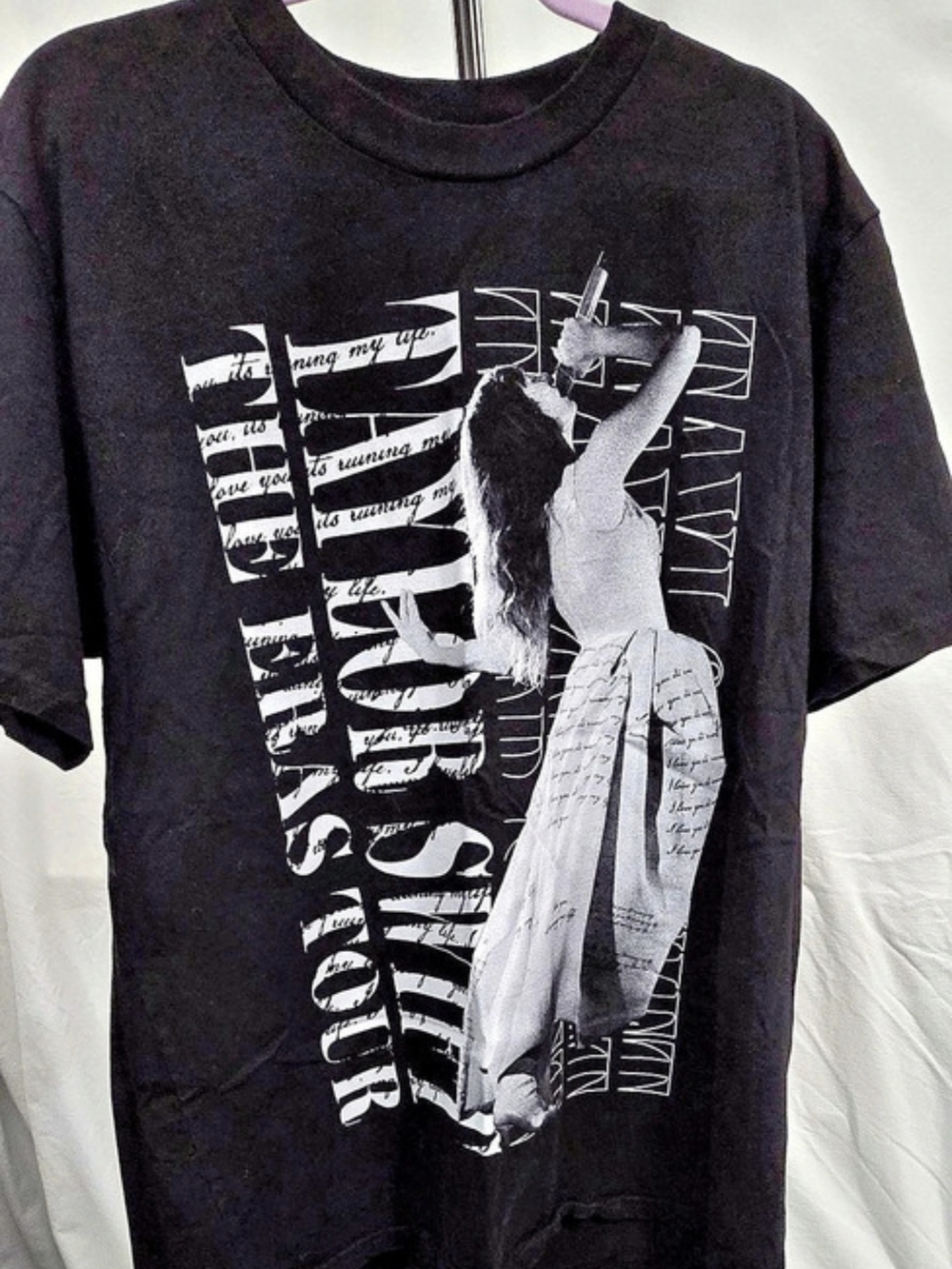 Taylor Swift The Eras Tour Black & White TTPD Live Photo T-Shirt